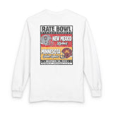 Rate Bowl Long Sleeve T-Shirt — New Mexico Lobos vs Minnesota Golden Gophers Bout LS