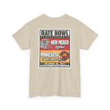 Rate Bowl 2025 – New Mexico Lobos vs Minnesota Golden Gophers BOUT Matchup T-Shirt