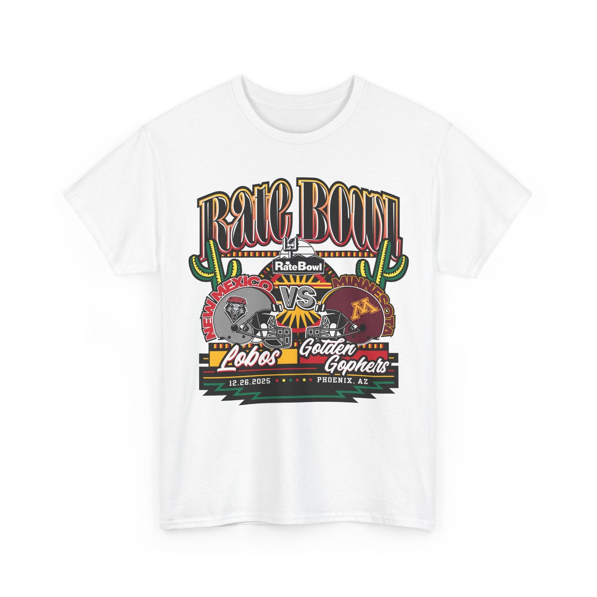 New Mexico Lobos vs Minnesota Golden Gophers Party On Matchup T-Shirt