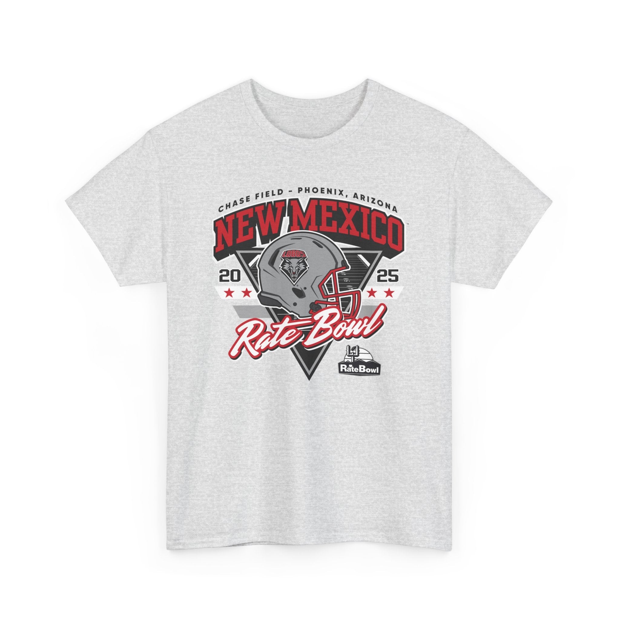 Rate Bowl 2025 – University of New Mexico Lobos Shield of Dreams T-Shirt