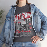 Rate Bowl 2025 – University of New Mexico Lobos Beveled Vintage Helmet T-Shirt