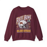 Rate Bowl 2025 – University of Minnesota Golden Gophers Vintage Helmet Beveled Crewneck Sweatshirt