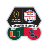 2026 Vrbo Fiesta Bowl - CFP Semifinal Matchup Lapel Pin