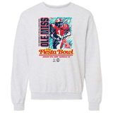 2026 Vrbo Fiesta Bowl – Ole Miss Rebels CFP Semifinal Breakaway Blur Crewneck Sweatshirt